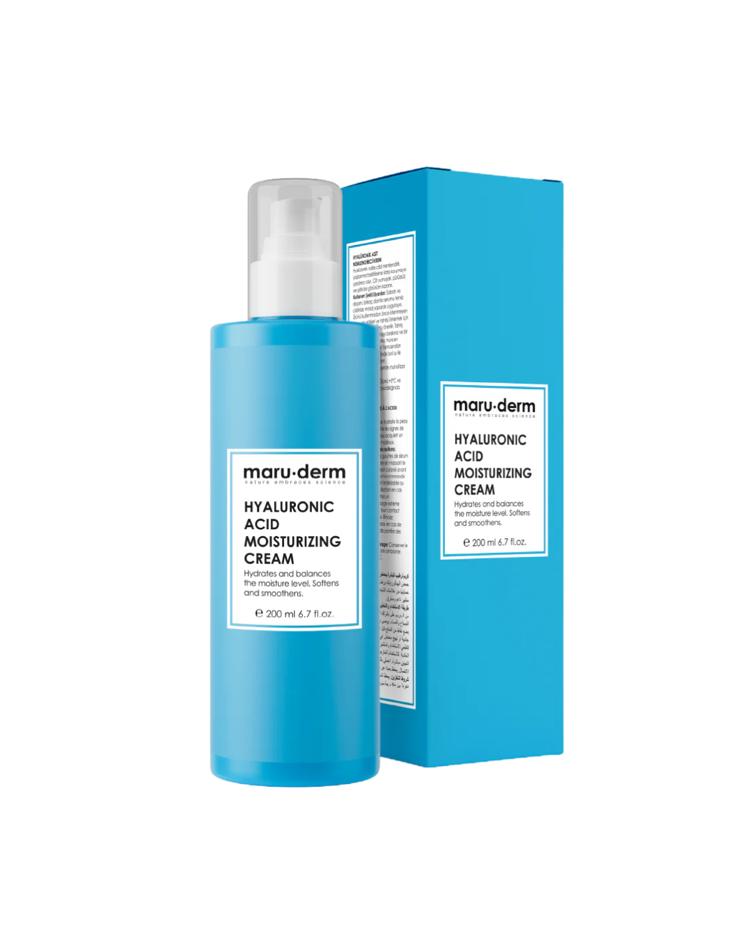 Crema Hidratante de Ácido Hialurónico 200ml - Maruderm