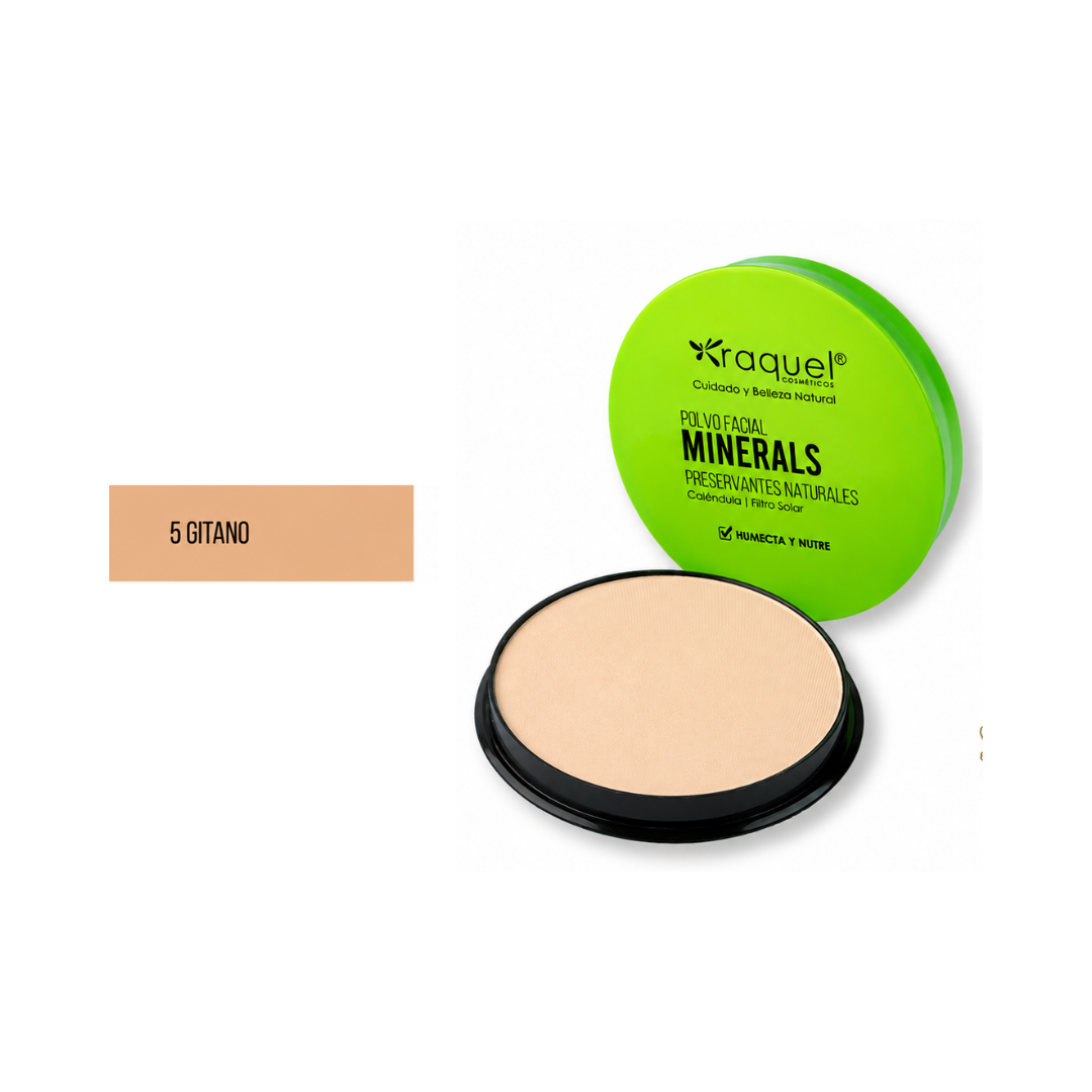 Polvo Facial Mineral con Calendula Gitano - Raquel
