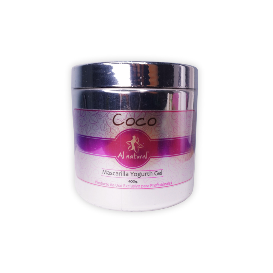 Mascarilla Yogurth Gel Coco 400Gr - Al natural