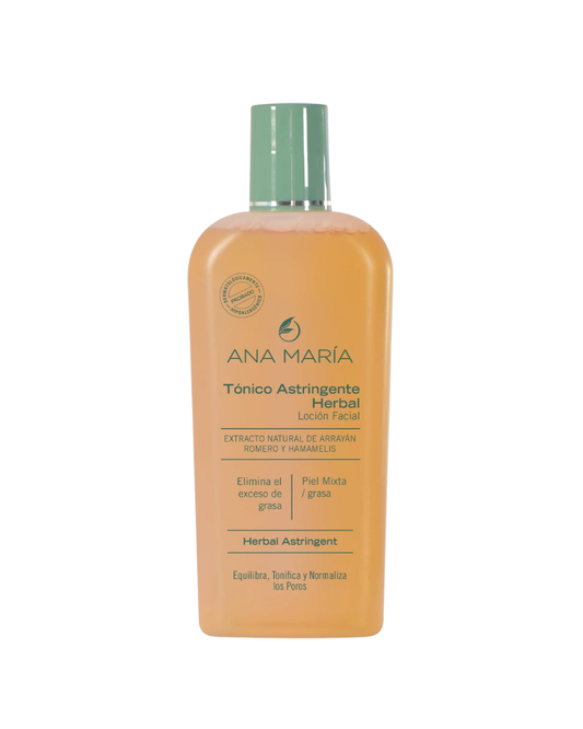 Tónico Astringente Herbal Loción facial 180ml - Ana María