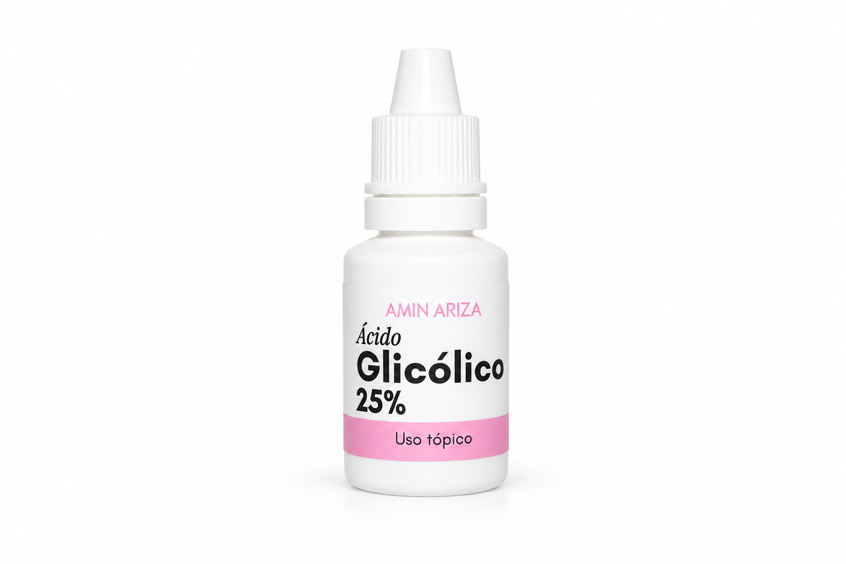 Acido Glicolico 25 x 15ml - Amin Ariza