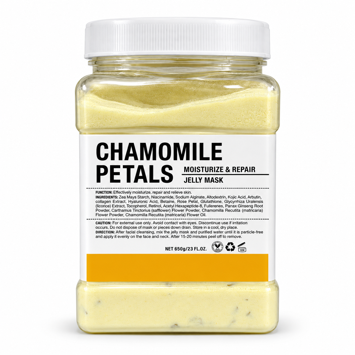 Frasco Mascarilla Hidroplastica Chamomile 650gr