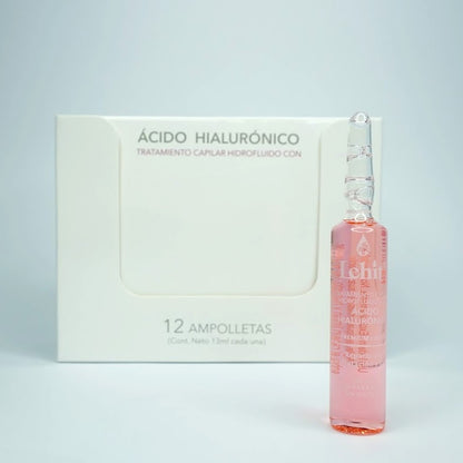 Tratamiento Capilar Hidro. con Ácido Hialurónico Ampolla 13ml - Lehit