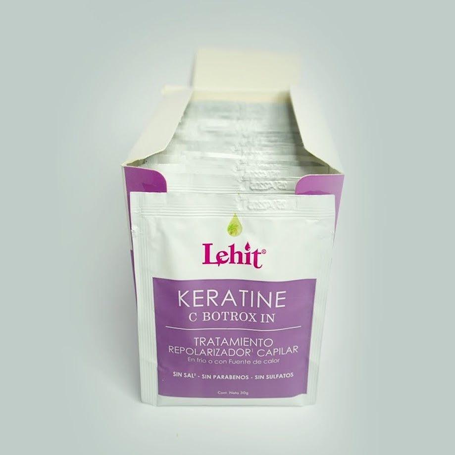 Tratamiento Repolarizador Capilar Keratine C-Botrox In Sachet 30gr- Lehit