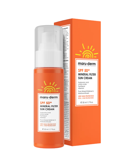 Crema Con Filtro Mineral Con Protección Solar FPS 50+ 50ml - Maruderm