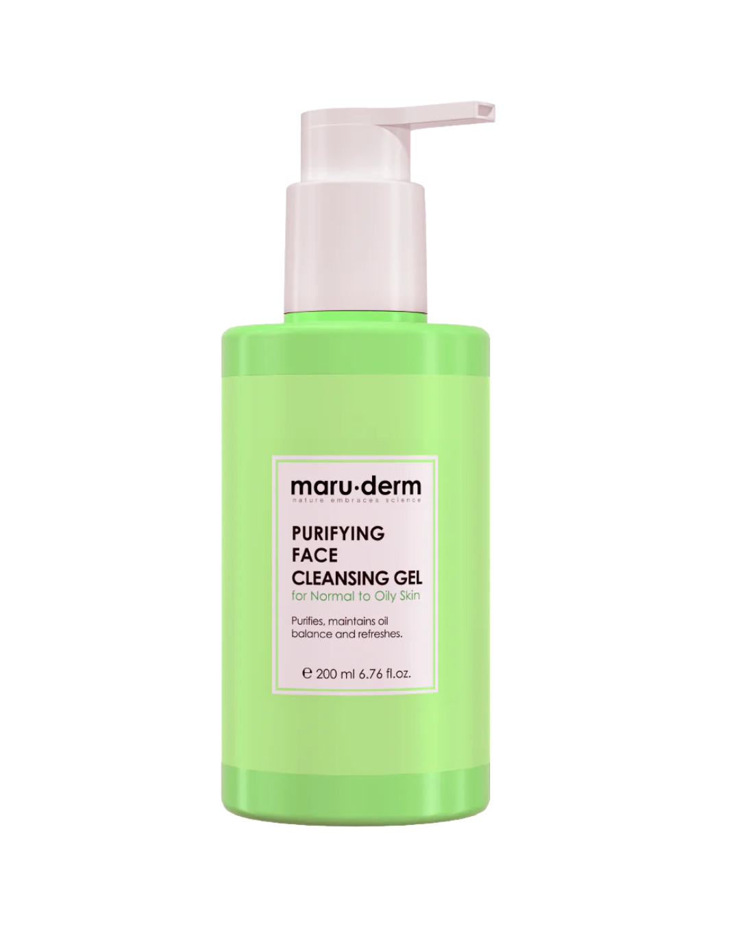 Gel Limpiador Facial Purificante para Pieles Normales a Grasas 200ml - Maruderm