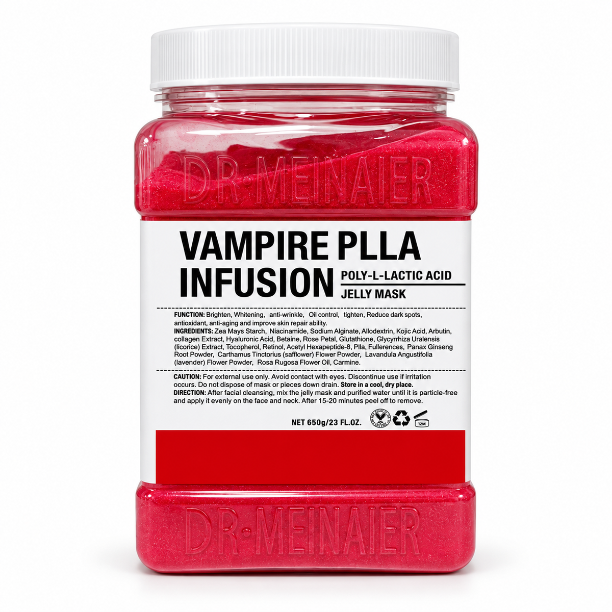 Frasco Mascarilla Hidroplastica Vampire 650gr
