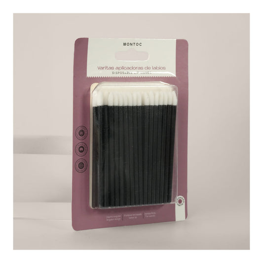 Aplicador De Labios Negro/Blanco X50 - Montoc