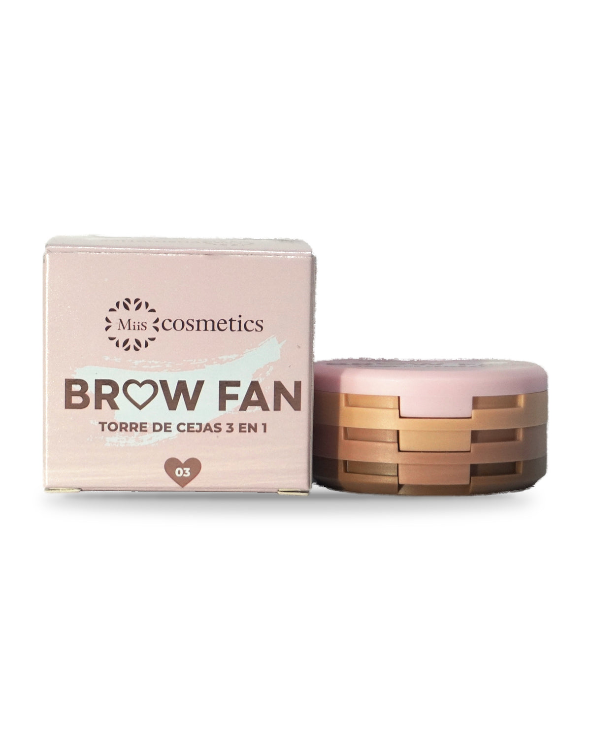 Torre De Cejas 3 En 1Brow Fan 03 - Miss Cosmetics